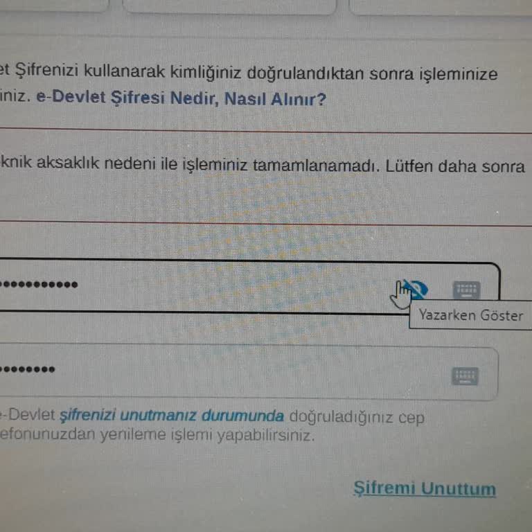 E-Devlet | Turkiye.gov.tr E-Kampüs Giriş Sorunu Nedeniyle Derslere Ulaşamıyorum
