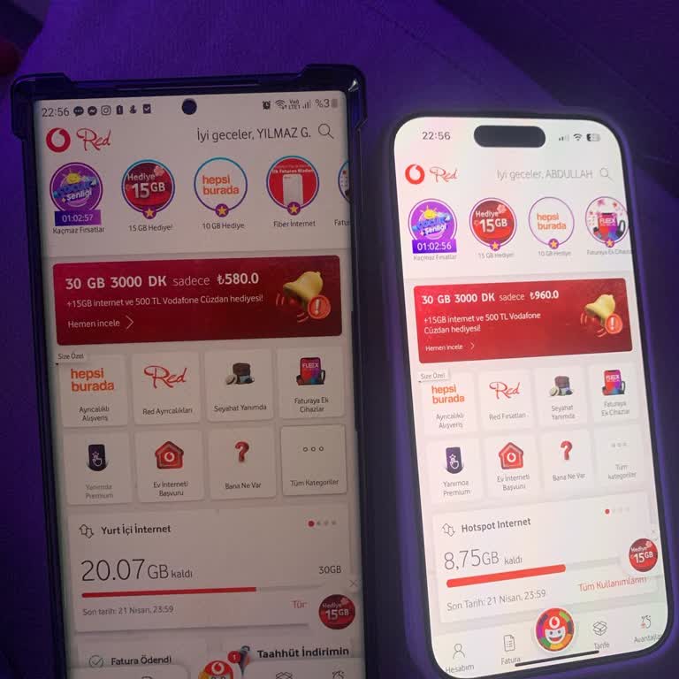 Aynı Pakete Farklı Fiyat: Vodafone'da Eşitsiz Faturalandırma