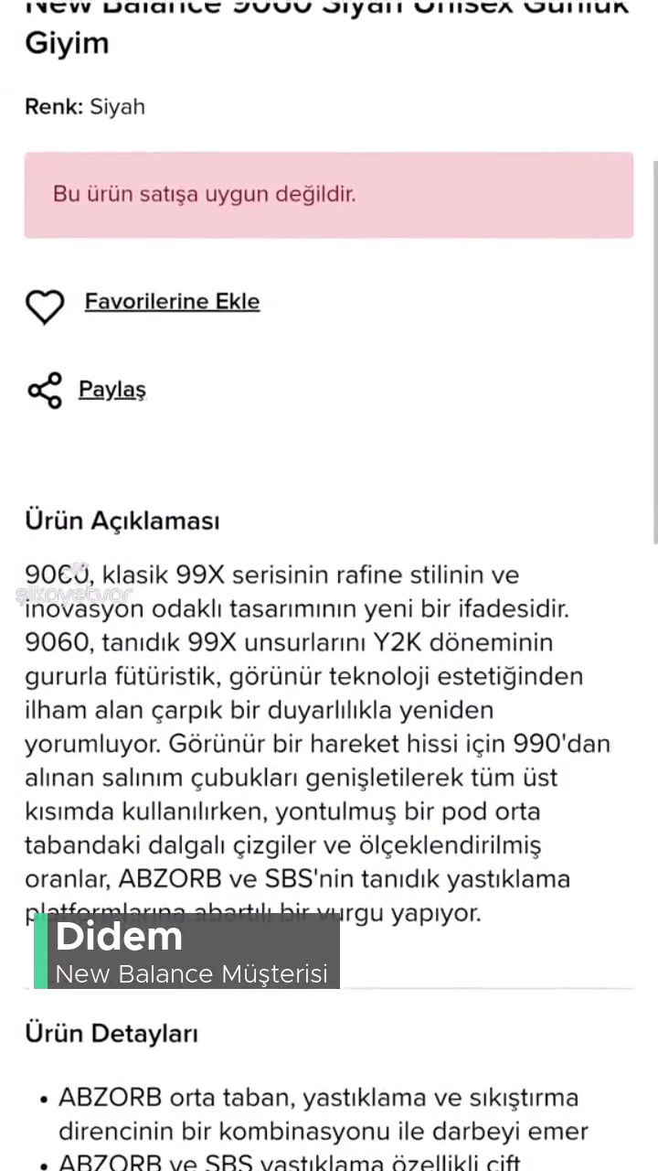 New Balance Domuz Derisi Mağduriyeti videonun kapak resmi