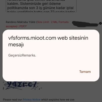 VFS Global'de Randevu İptali Ve Ücret İadesi Sürecinde Sistemsel Sorunlar Ve Mağduriyet