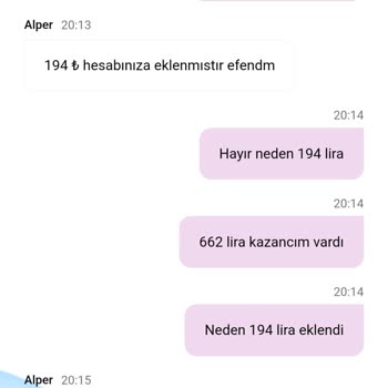 Kazancım Hesabıma Yatmadı, Yatırımım İade Edildi