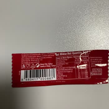 Tadelle Mini Çikolata Paketinden Boş Ambalaj Çıkması