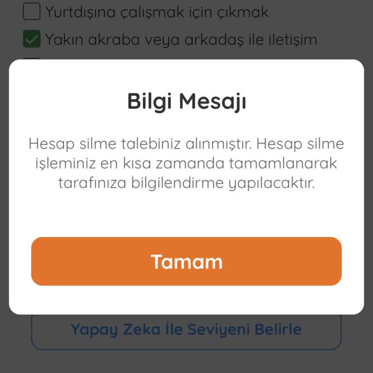 Hesabım Silinmiyor, Israrla Aranıyorum!