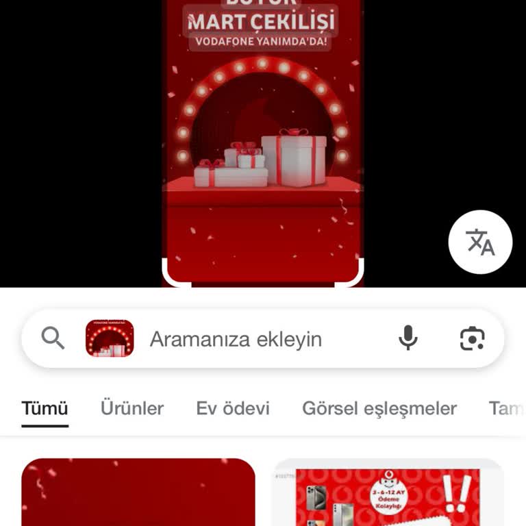 Vodafone Yanımda Büyük Mart Çekilişi Sonuçlarına Ulaşamıyorum