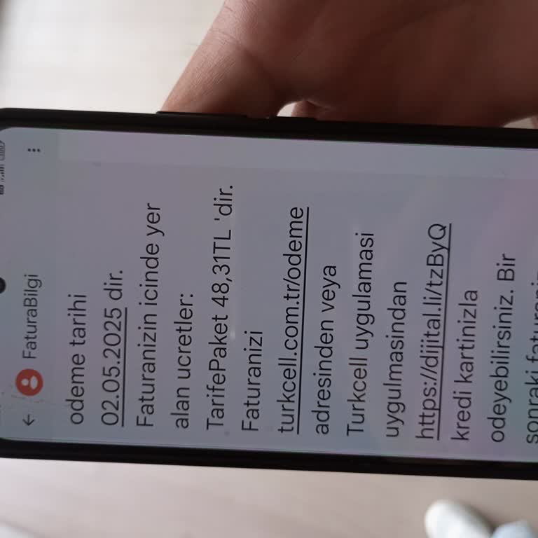 Telefonuma Gelen Borç Mesajı Bayide Ve Sistemde Görünmüyor