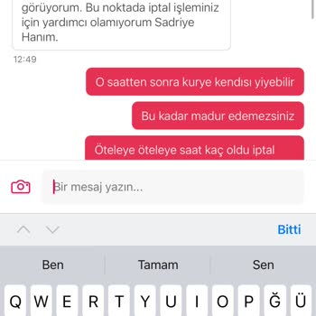 Siparişim Gelmedi Para İadesi Yapılmıyor