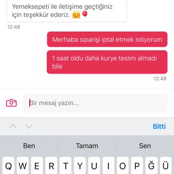Siparişim Gelmedi Para İadesi Yapılmıyor