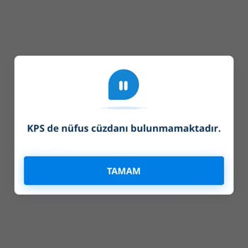 Mobil Uygulamada Kimlik Doğrulama Hatası Nedeniyle İşlem Yapılamıyor