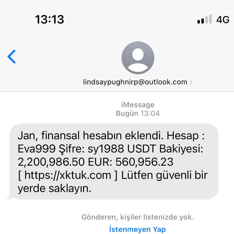 Haberim Olmadan Hesabım Ve Bilgilerim Kullanılmış