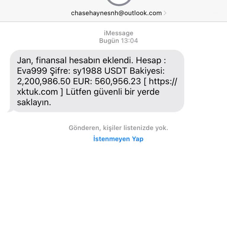 Jan Finansal Hesap Şikayeti