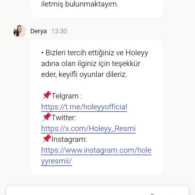 Holeyy.com Kazandığım Parayı Çekemiyorum, Canlı Destek Yardımcı Olmuyor