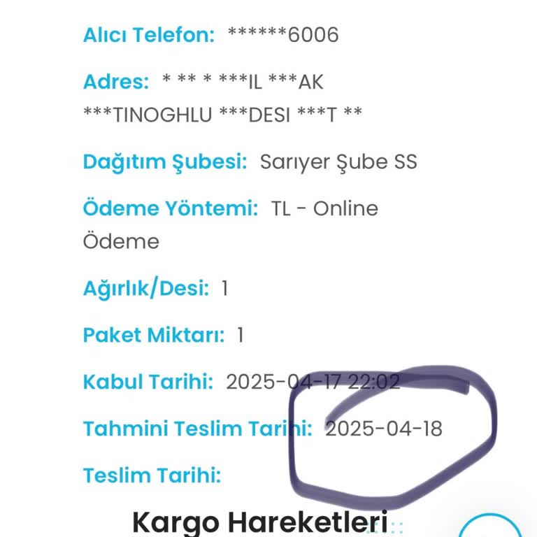 Kargoist'in Geciken Teslimatı Ve İlgisiz Müşteri Hizmeti Nedeniyle Yaşanan Mağduriyet