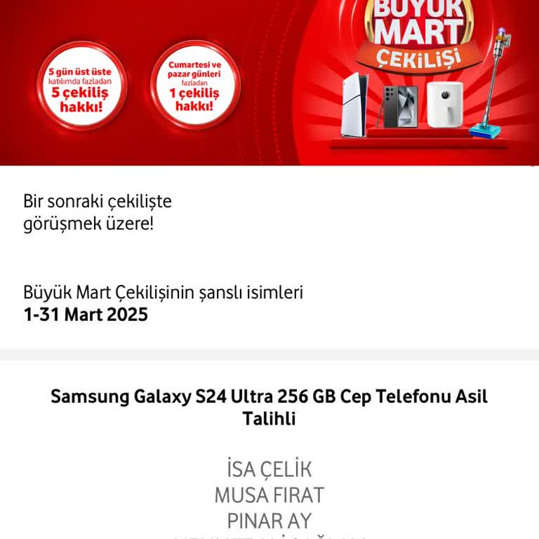 Vodafone Çekilişlerinde Güven Sorunu Ve Haksız Dağıtım İddiası