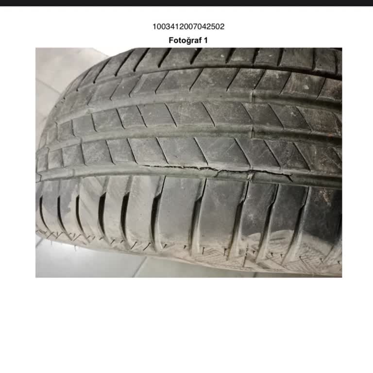 Bridgestone Sıfır Lastikte Taban Açılması Ve Garanti Dışı Bırakılması
