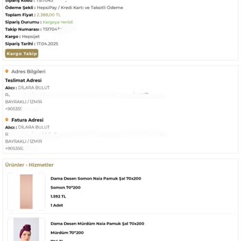 Siparişim Yanlış Adrese Gönderildi, Marka İletişime Geçmiyor