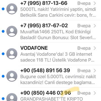 Yeni Turkcell Hattımla Sürekli İstenmeyen Arama Ve Mesajlar Alıyorum