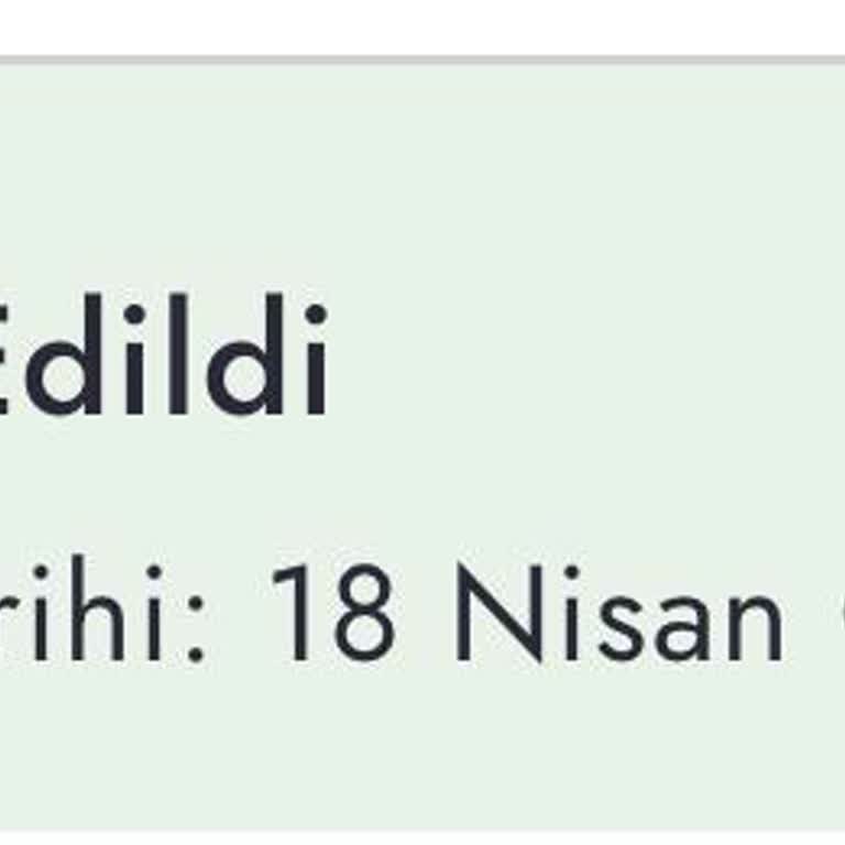 Teslim Edilmeyen Sipariş Ve Bilgilendirme Eksikliği