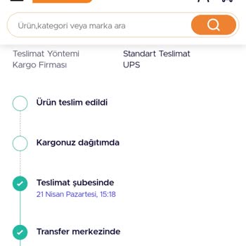 UPS Türkiye'nin Teslimat Gecikmesi Ve Yetersiz Dağıtım Hizmeti