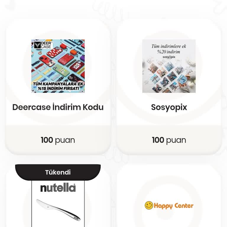 Nutella Uygulamasında Vaat Edilen Hediyelere Erişememekten Şikayetçiyim