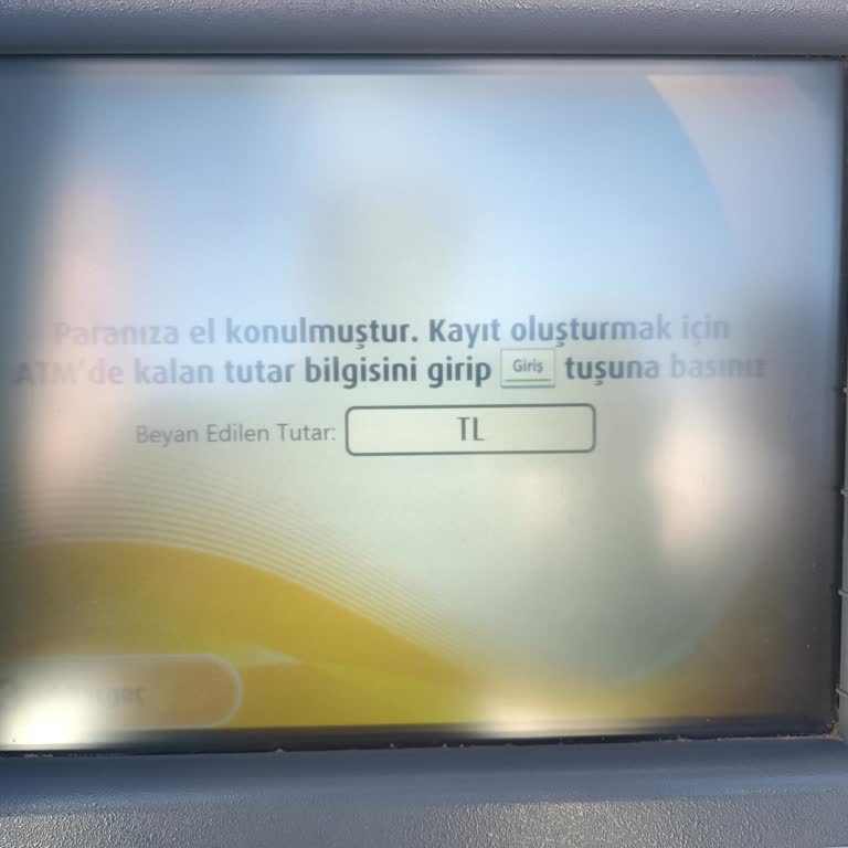 ATM Para Yatırma İşleminde Eksik Tutar Sorunu Ve Çözüm Sürecinde Yaşanan Mağduriyet