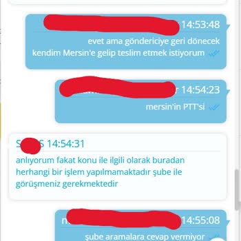 Kargom Sürekli Şehirler Arasında Aktarılıyor, PTT'den Destek Alamıyorum
