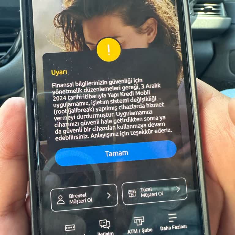 Samsung Galaxy A55'te Yapı Kredi Uygulaması Root Hatası Veriyor