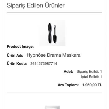 Kampanyadan Aldığım Ürün Siparişim Ödeme Nedeniyle İptal Edildi Ve Bilgilendirilmedim