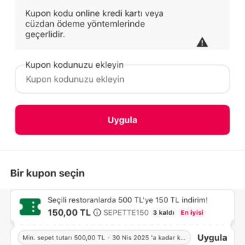 Yemeksepeti Kupon İndirimi Uygulanmadı Fazla Para Çekildi