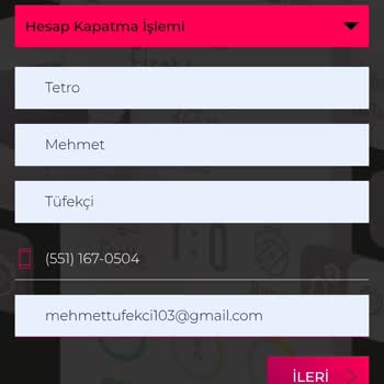 Israrlı SMS Ve E-Postalarla Rahatsız Edilmekten Şikayetçiyim