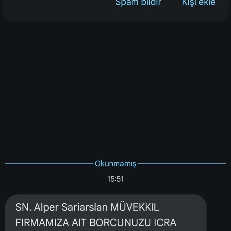 Bilgim Dışında Borç Mesajı Ve Kişisel Veri İhlali