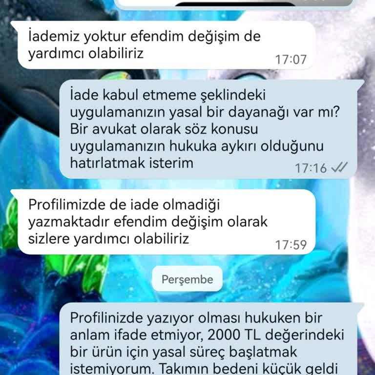 Şehri Moda Butikte Yasal Olmayan İade Reddi Ve Kötü Müşteri Deneyimi