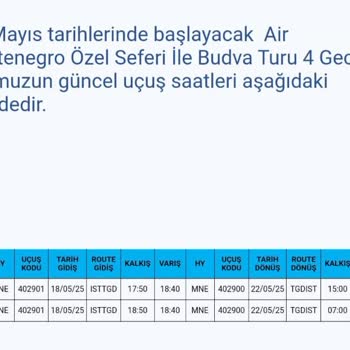 Tur Programında Uçuş Saatleri Değiştirildi, Tatil Süremiz Kısaldı!