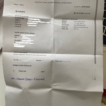 Hero Motor'dan Söz Verilen Hediyeler Ve Servis Mağduriyeti