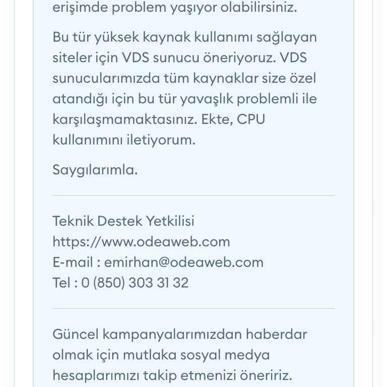 Aldığım Hosting Hizmeti Sürekli Askıya Alınıyor Ve Yavaş