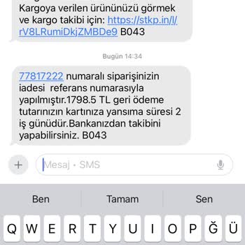 Teslim Edilmeyen Ürün İçin Kargo Ücreti Kesildi İade Yapılmıyor