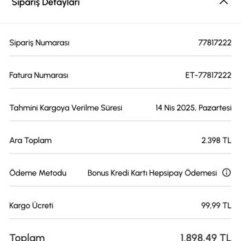 Teslim Edilmeyen Ürün İçin Kargo Ücreti Kesildi İade Yapılmıyor