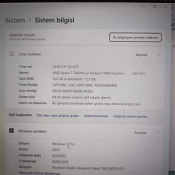 Sipariş Ettiğim Bilgisayar Yerine Kullanılmış Ve Farklı Model Gönderildi