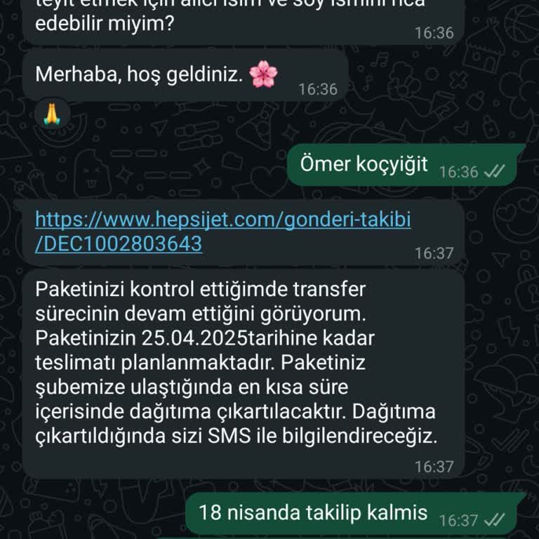 Siparişim Günlerdir Teslim Edilmedi, Kargo Hareketsiz