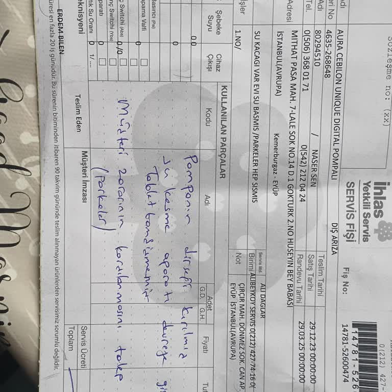 Su Arıtma Cihazı Arızası Sonrası Mağduriyet Ve İlgisizlik