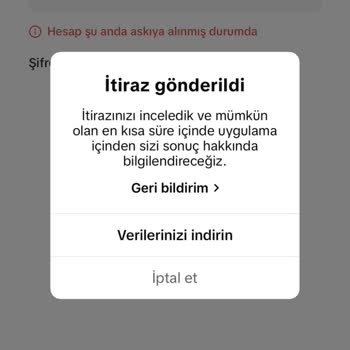 Haksız Yere Kapatılan TikTok Hesabım İçin Acil İnceleme Ve Bilgilendirme Talebi