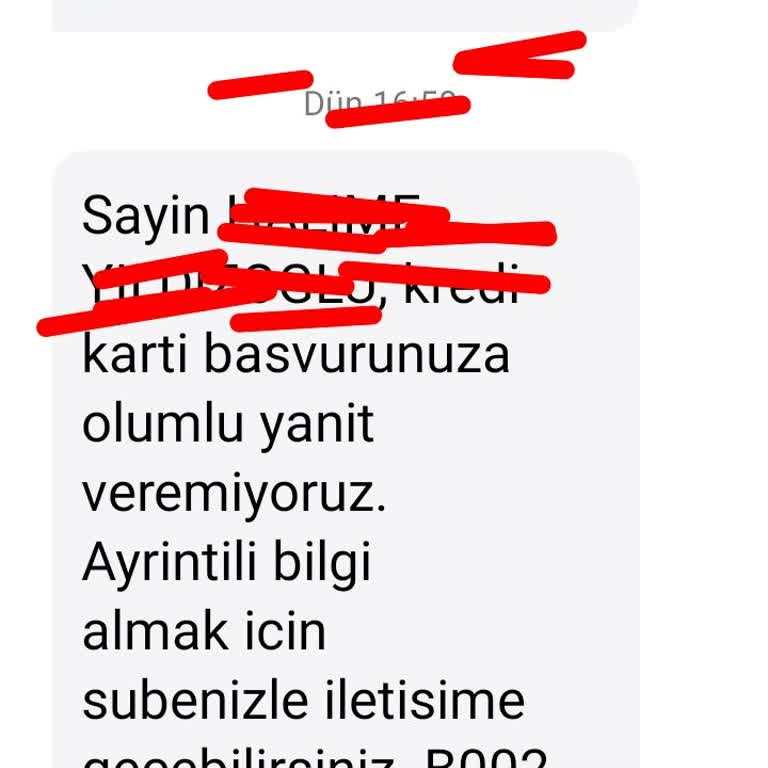 Kredi Kartı Başvurum Sürekli Reddediliyor Ve Sebebi Bildirilmiyor
