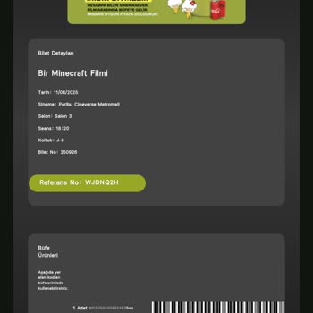 Paribu Cineverse Bilet İadesi Yapılmadı İletişim Sağlanamıyor