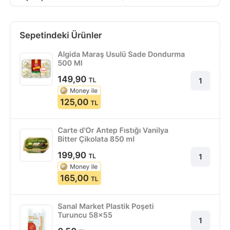 Migros'tan Alınan Dondurma Siparişinde Ücret İadesi Sorunu