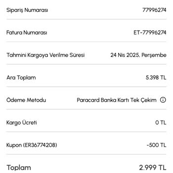 Hediye Tencere Setim Kargo Hatası Nedeniyle Teslim Edilmedi