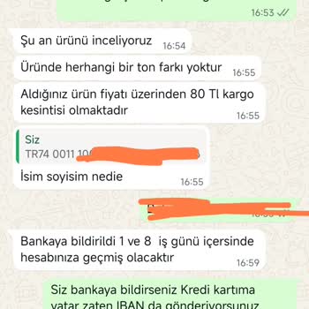 Kusurlu Ürün Ve Güven Vermeyen İade Süreciyle Mağduriyet Yaşadım