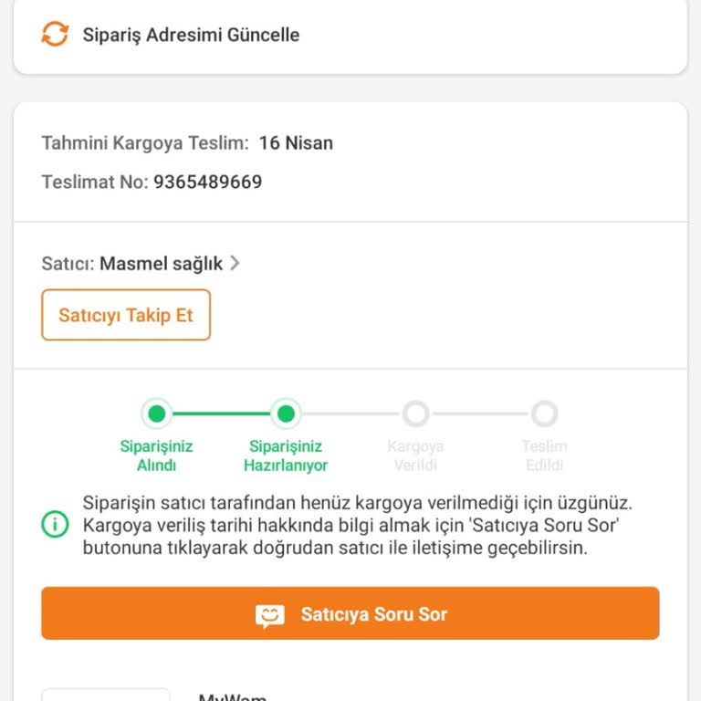Ertesi Gün Kargo Sözü Yerine Getirilmedi, Satıcı Yanıtsız Kaldı