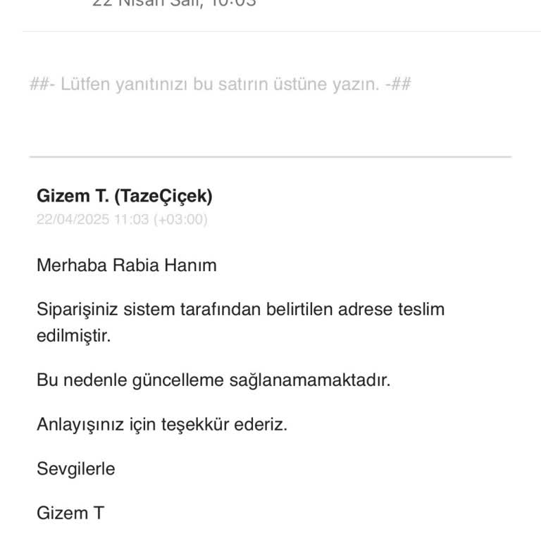 Yanlış Teslimat, İade Yok, Çiçek De Yok!