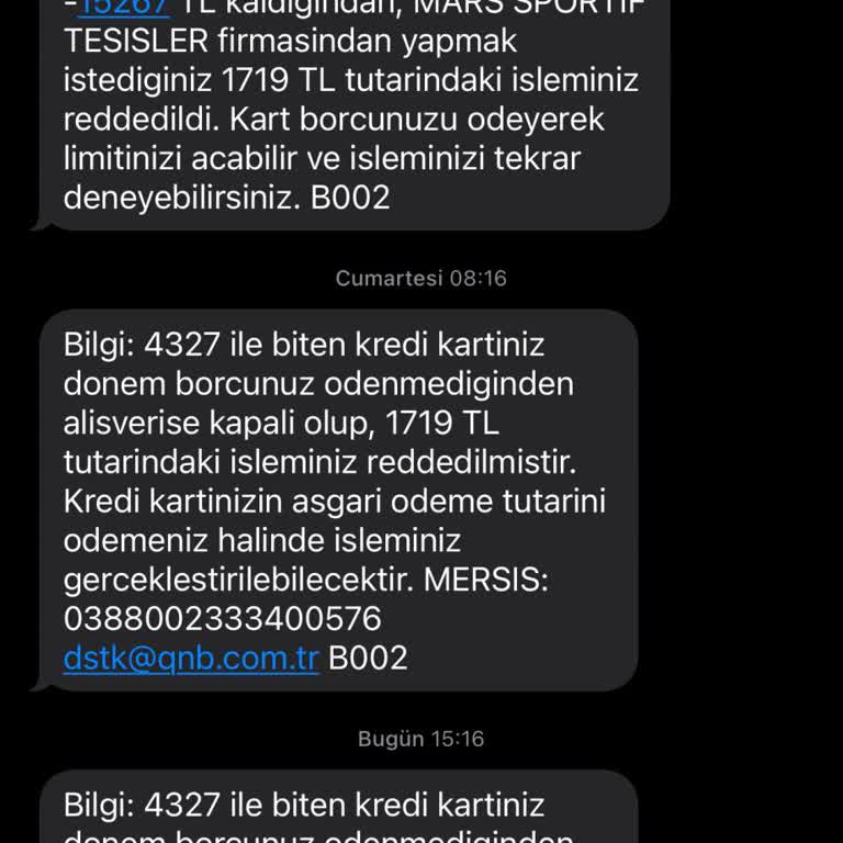 Macfit Üyelik Bitiminden Sonra İzinsiz Kart Çekim Girişimi