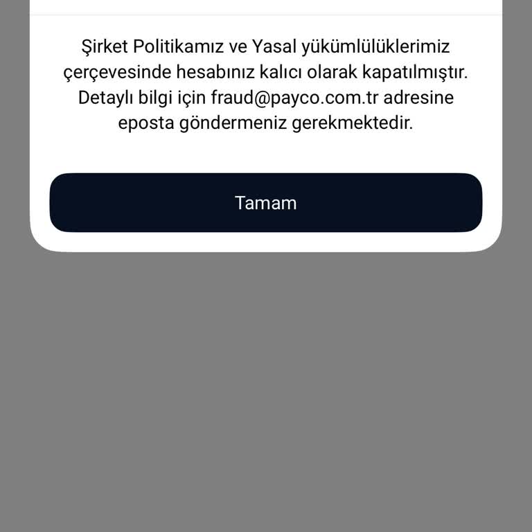 Canlı Destek Eksikliği Ve Hesap Kapatılması Mağduriyeti