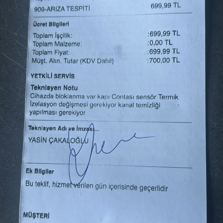 Profilo Dolap İçin Fahiş Servis Ücreti Şoku